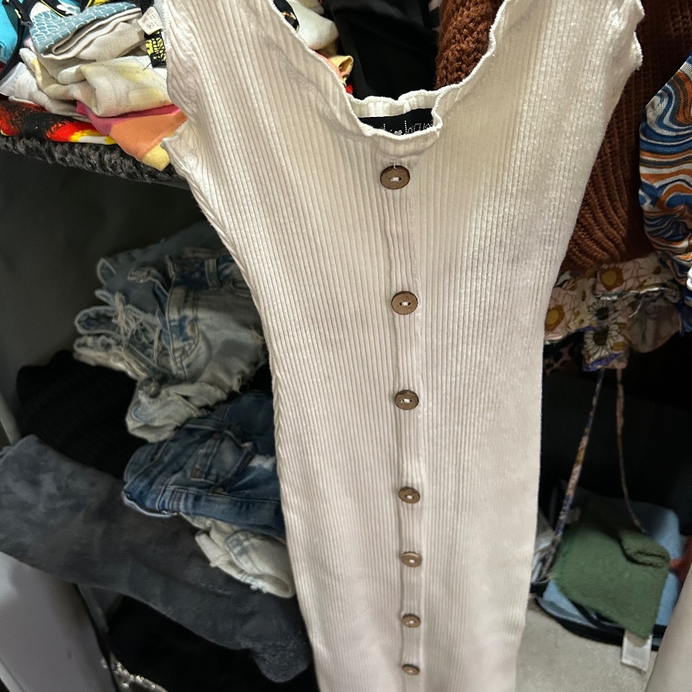 Derek Heart White Dress